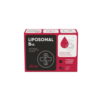 OLVEL liposominis vitaminas B12, 30 kapsulių