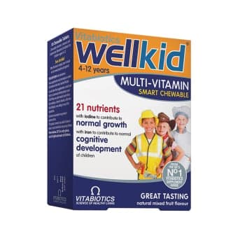WELLKID, 30 kramtomųjų tablečių