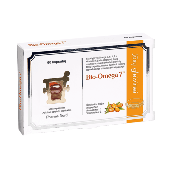 PHARMA NORD BIO-OMEGA 7, 60 kapsulių