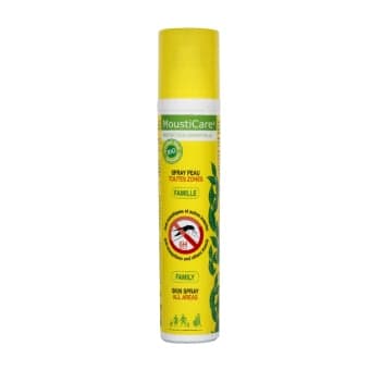 MOUSTICARE purškalas nuo uodų, kitų geliančių vabzdžių ir erkių FAMILY, nuo 3 m., 125 ml