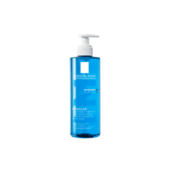 LA ROCHE-POSAY putojantis valomasis gelis riebiai ir jautriai odai EFFACLAR, 400 ml