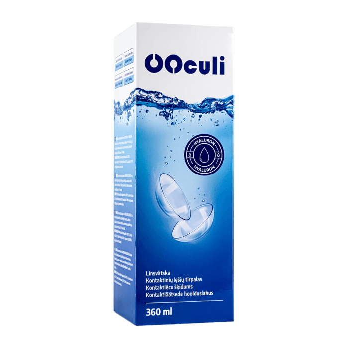 OOCULI kontaktinių lęšių tirpalas, 360 ml-2