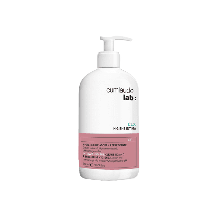CUMLAUDE Lab intymios higienos gelinis prausiklis CLX pH 5.5, 500 ml