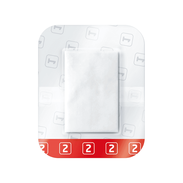 LEUKOPLAST LEUKOMED® T PLUS SKIN SENSITIVE Skaidrus, sterilus, lipnus absorbuojantis tvarstis, 5X7,2 cm, 5 vnt.-1
