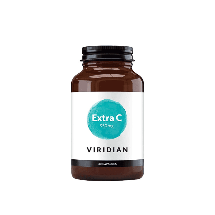 VIRIDIAN EXTRA C 950 MG, 30 kapsulių