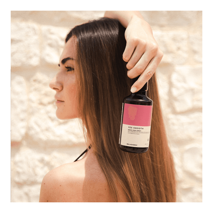 ELGON glotninamasis purškiklis veltis linkusiems plaukams YES SMOOTH MAGIC-COAT SPRAY, 200 ml-2