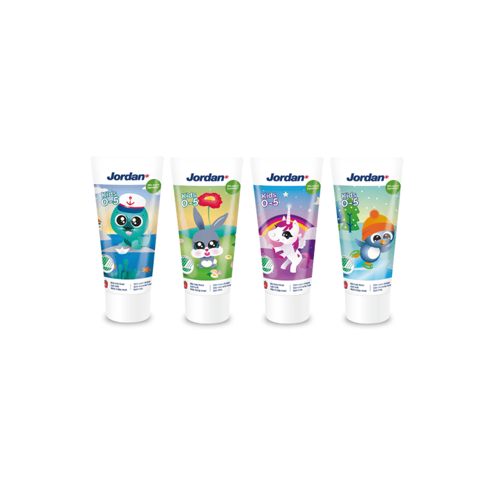 JORDAN vaikiška dantų pasta, 0-5 m., 50 ml-1