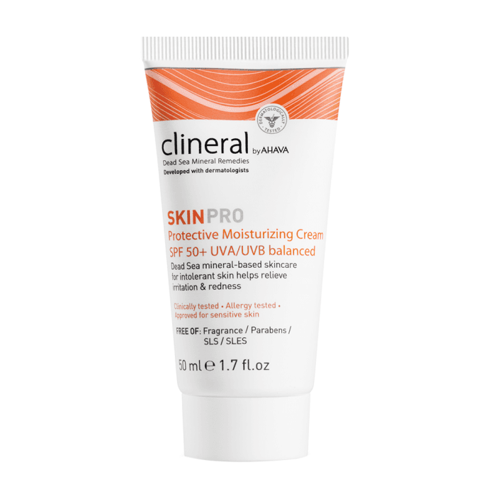 CLINERAL drėkinamasis apsauginis kremas  BY AHAVA SKINPRO, SPF 50, 50 ml-1