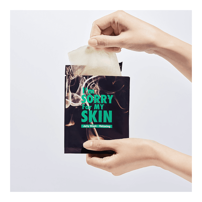 I'M SORRY FOR MY SKIN, lakštinė veido kaukė, Jelly Mask - Relaxing, 33 ml-1