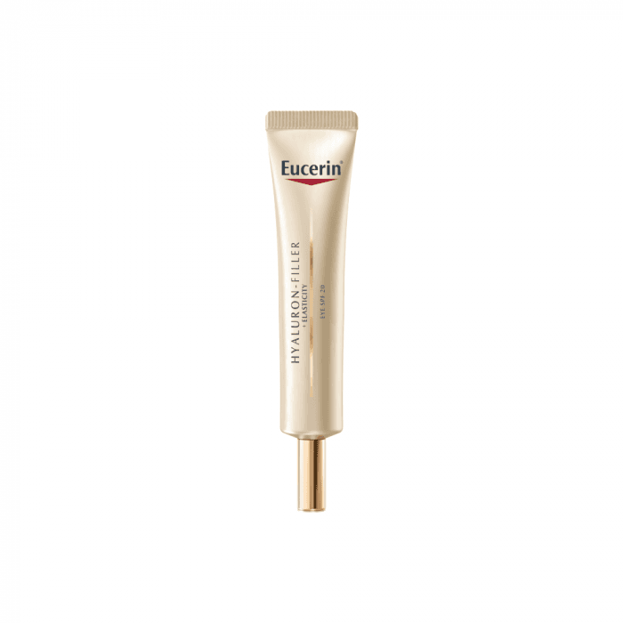 EUCERIN akių srities kremas brandžiai odai HYALURON-FILLER+ELASTICITY, SPF 20, 15 ml