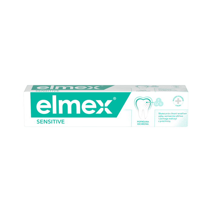 ELMEX dantų pasta jautriems dantims SENSITIVE, nuo 7 metų, 75 ml
