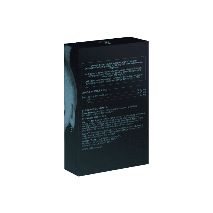 GAMTOS NAMAI omega-3 1000 PREMIUM, nuo 3 m., 30 kapsulių-2