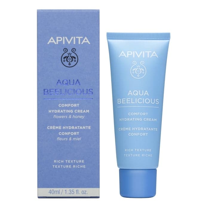 APIVITA veido kremas AQUA BEELICIOUS COMFORT, 40 ml