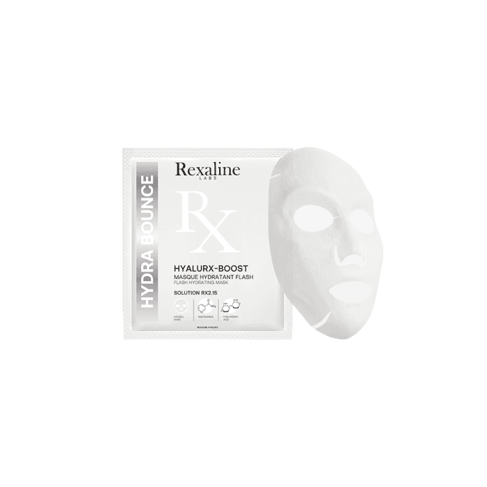 REXALINE, drėkinanti veido kaukė, HYALURX-BOOST, 1 vnt.