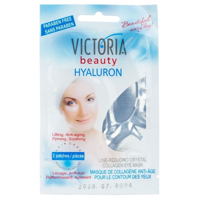 VICTORIA BEAUTY paakių kaukė su kristaliniu kolagenu, 2 vnt.