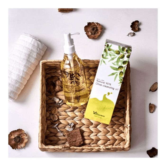 ELIZAVECCA prausiamasis aliejus veidui, Natural 90% Olive, 300 ml-1