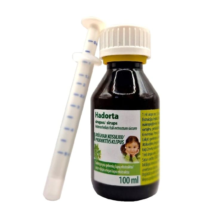 HADORTA, 5,556mg/ml, sirupas, 100ml, Sirupas, N1-2