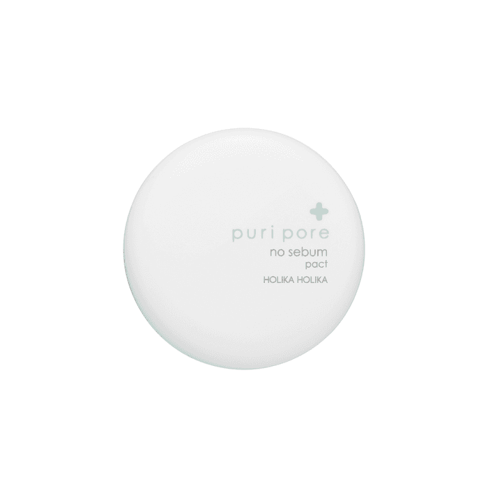 HOLIKA HOLIKA kompaktinė pudra PURI PORE NO SEBUM PACT COMPACT POWDER, 8 g