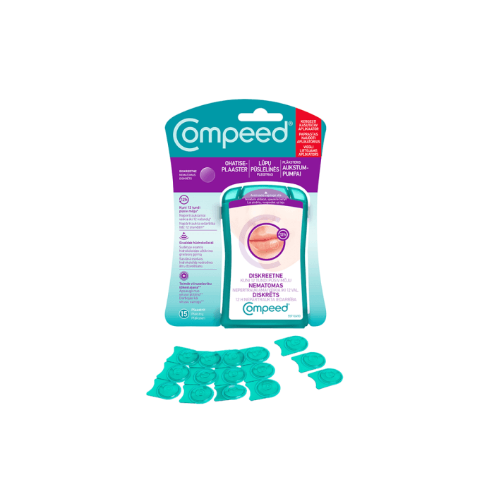 COMPEED pleistras nuo lūpų pūslelinės, 15 vnt.-1