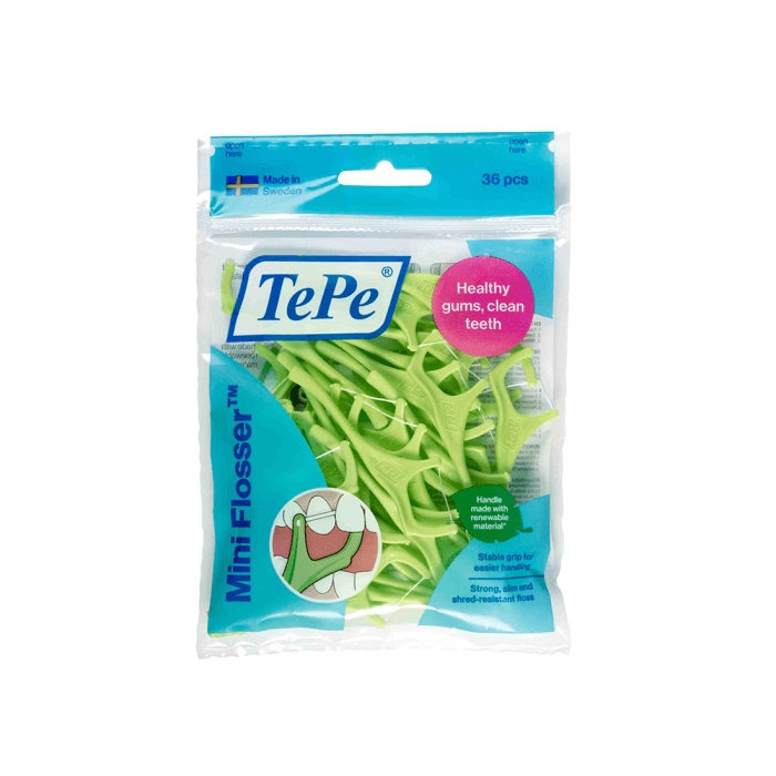 TEPE tarpdančių valiklis MINI FLOSSER, 36 vnt.