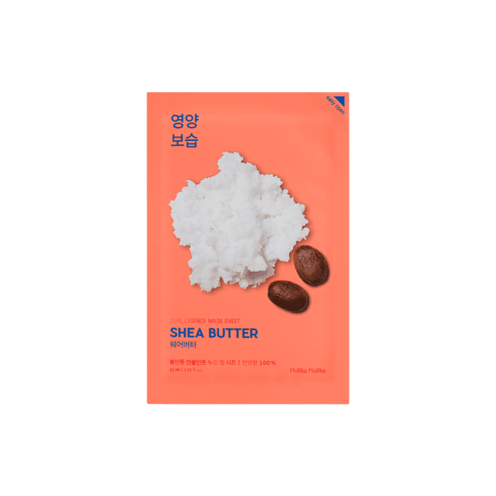 HOLIKA HOLIKA lakštinė kaukė Pure Essence Mask Sheet - Shea Butter, 23 ml