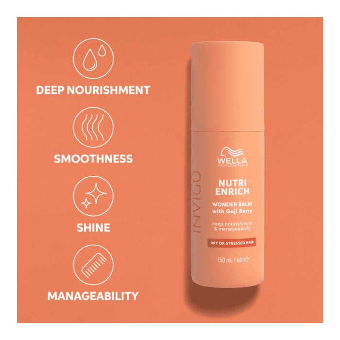 WELLA PROFESSIONALS maitinantis greito poveikio balzamas (nenuplaunamas) NUTRI ENRICH WONDER BALM, 150 ml-2