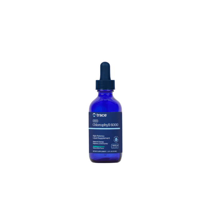 TRACE MINERALS joninis chlorofilas su mėta, 59 ml