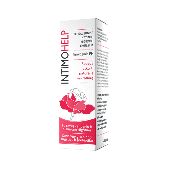 INTIMOHELP intymios higienos prausiklis, 400 ml
