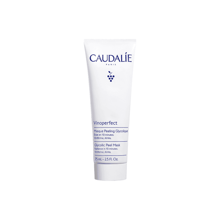 CAUDALIE šveičiamoji veido kaukė pigmentuotai odai VINOPERFECT GLYCOLIC PEEL MASK, 75 ml-1
