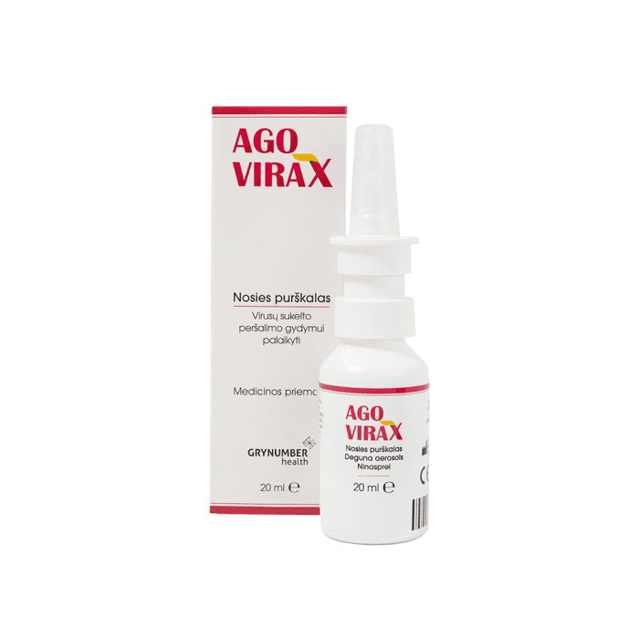 AGOVIRAX nosies purškalas, nuo 1 m., 20 ml