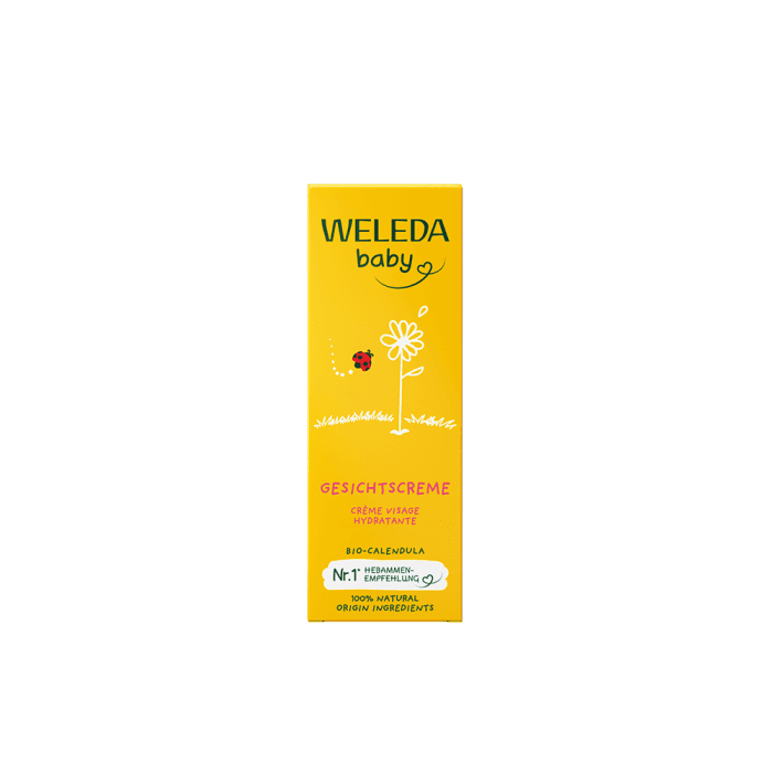 WELEDA vaikiškas veido kremas su medetkomis CALENDULA BABY, 50 ml-1