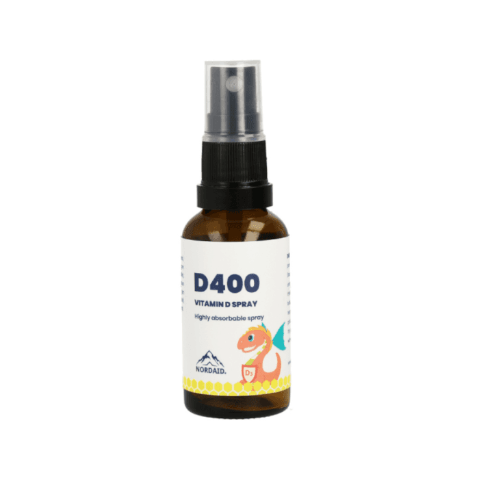 NORDAID purškiamas vitaminas D3 D 400 vaikams, apelsinų skonio, 30 ml-2