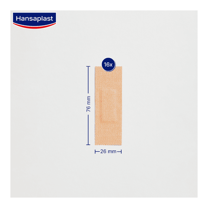 HANSAPLAST itin tvirtas pleistras EXTRA ROBUST, 16 juostelių-1