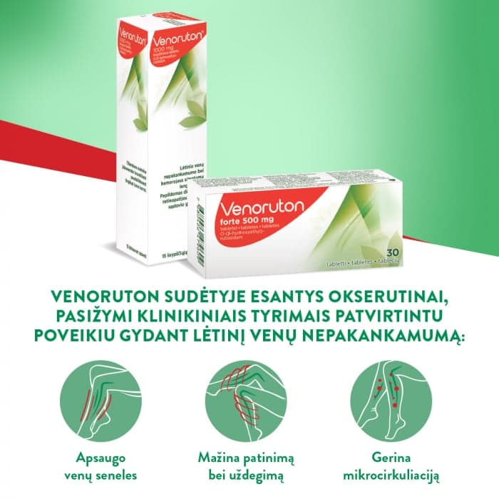 VENORUTON FORTE, Tabletės, N30-1