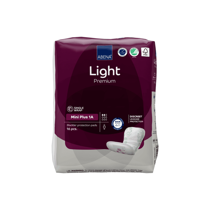 ABENA Light Mini Plus įklotai, 16 vnt.-1