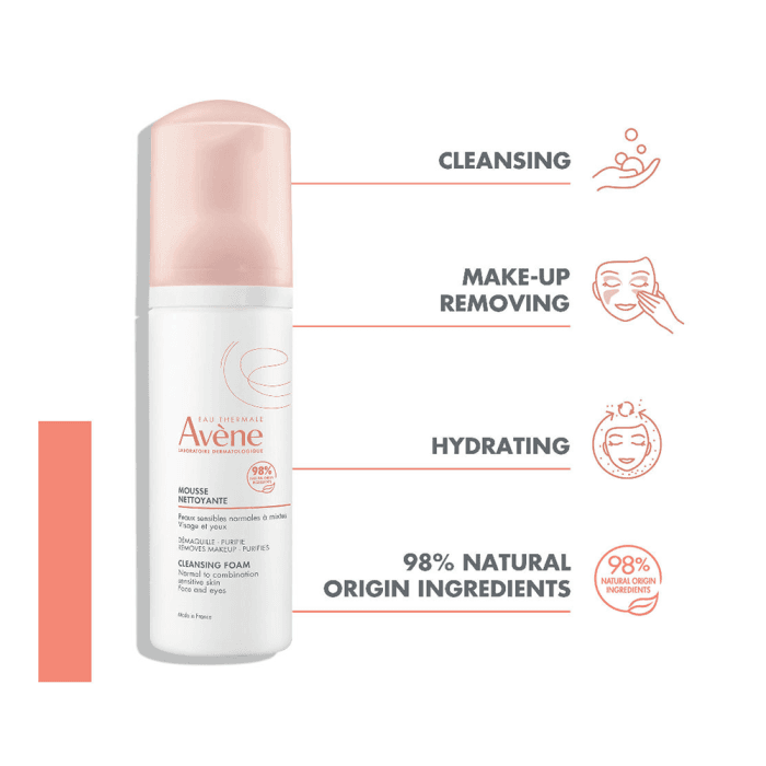 EAU THERMALE AVENE veido prausimosi putos ESSENTIAL, 150 ml-1