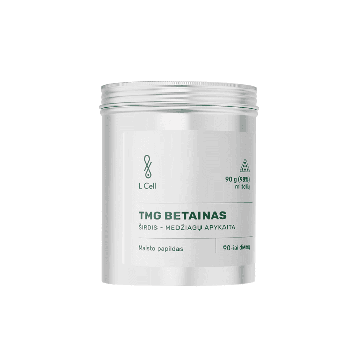 L CELL TMG Betainas, milteliai, 90 g