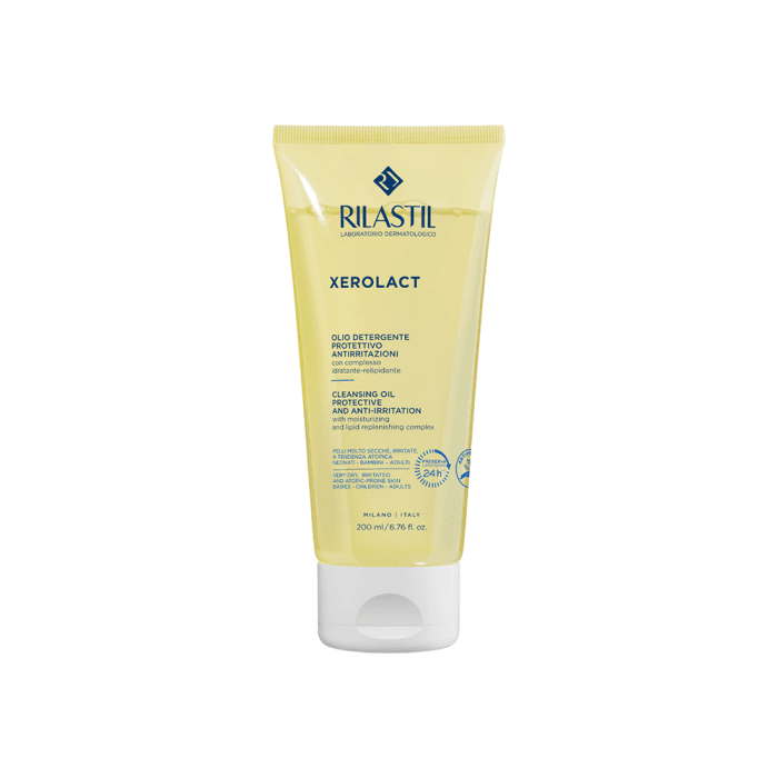RILASTIL, XEROLACT, aliejinis prausiklis, 200 ml