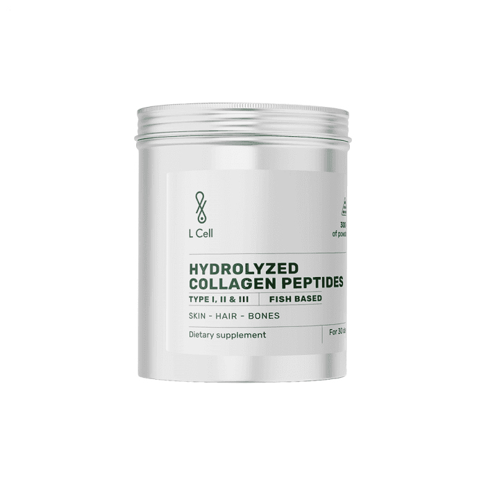 L CELL Hidrolizuoti kolageno peptidai (jūriniai), 300 g