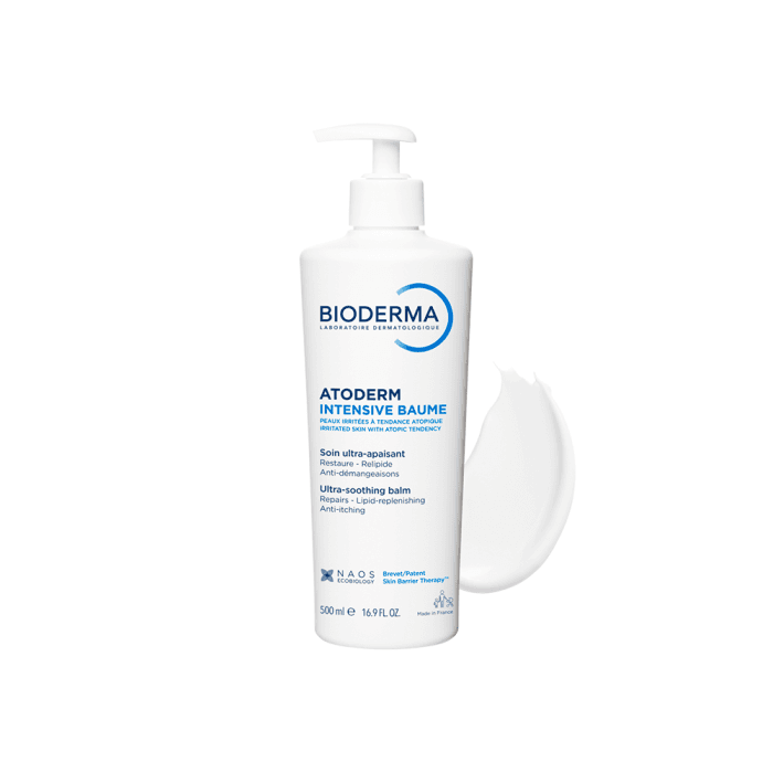 BIODERMA kremas emolientas sudirgusiai, atopiškai odai ATODERM INTENSIVE BAUME, 500 ml-1