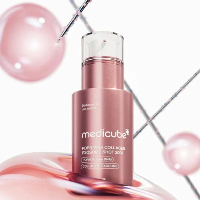 MEDICUBE PDRN PINK COLLAGEN EXOSOME SHOT 2000 veido serumas, 30 ml-1