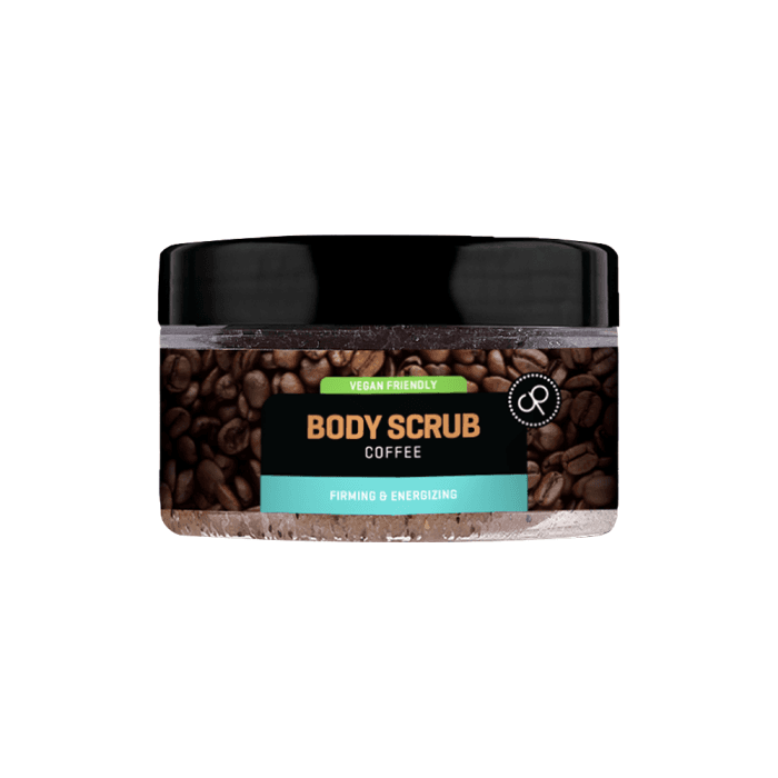 COSMEPICK energizuojantis cukraus kūno šveitiklis su kava, 250 ml