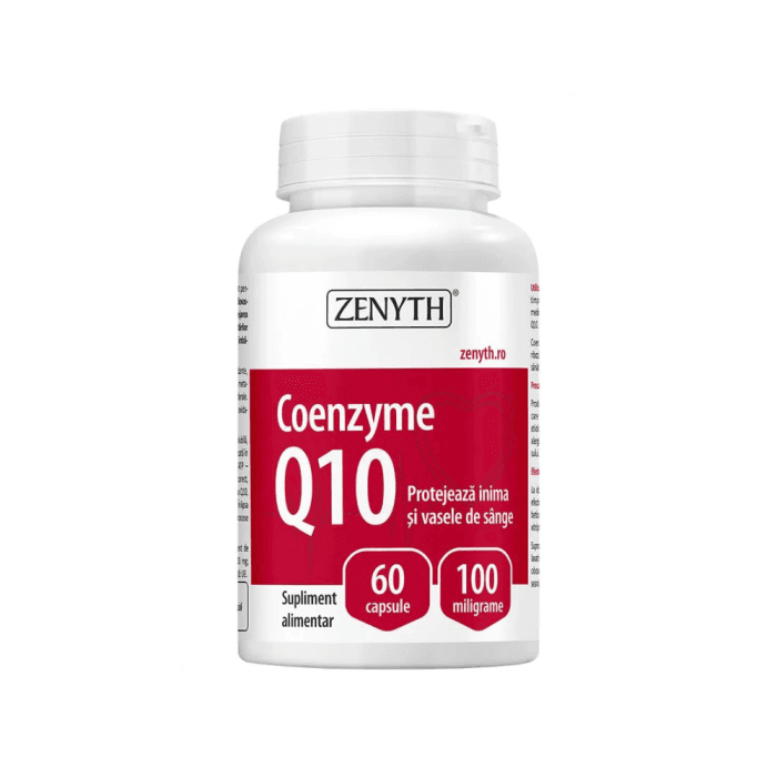 ZENYTH kofermentas Q10, 60 kapsulių