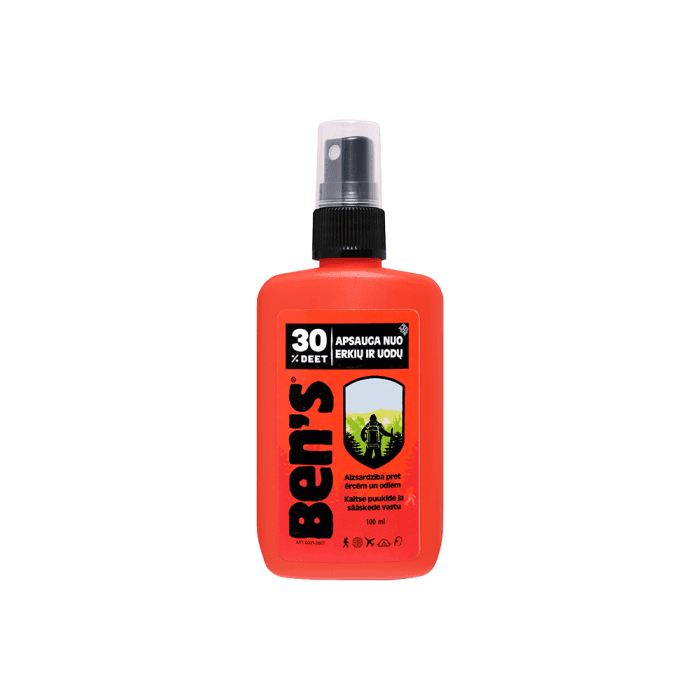 BEN'S 30 tirpalas vabzdžiams atbaidyti, nuo 3 m., 100 ml