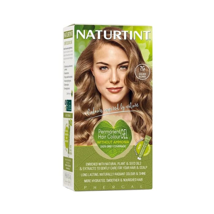 NATURTINT ilgalaikiai plaukų dažai be amoniako NATURALLY BETTER, 7G GOLDEN BLONDE, 170 ml