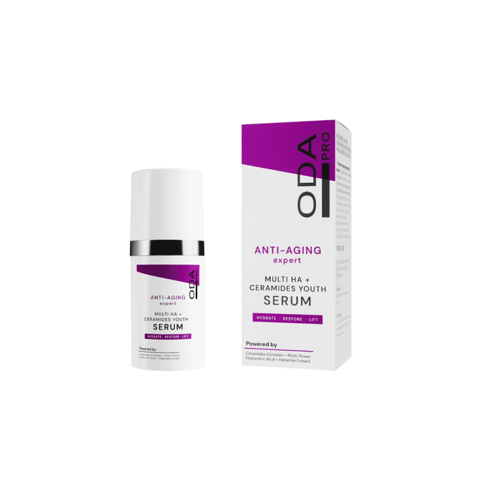 ODA PRO regeneruojamasis serumas su keramidais ir hialurono rūgštimi ANTI-AGING EXPERT, 30 ml-1