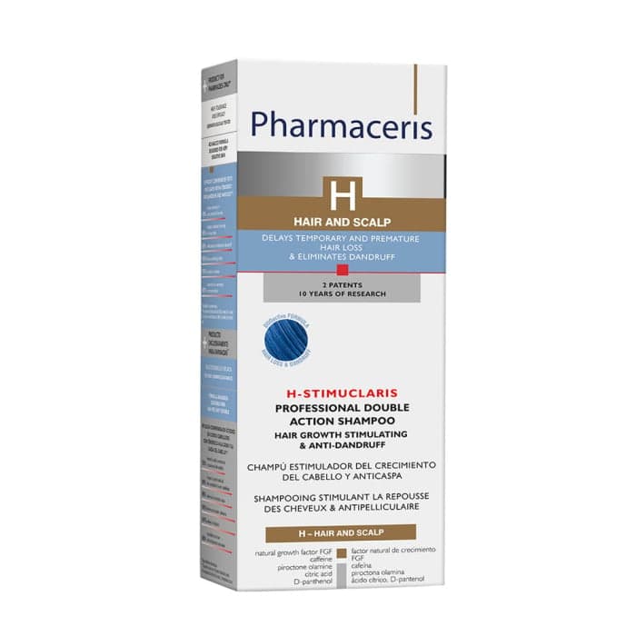 PHARMACERIS H, STIMUCLARIS dvigubo veikimo šampūnas, 250 ml-1