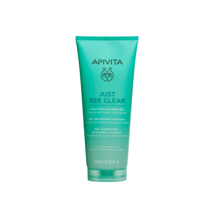 APIVITA, prausiamasis gelis JUST BEE CLEAR, 200 ml