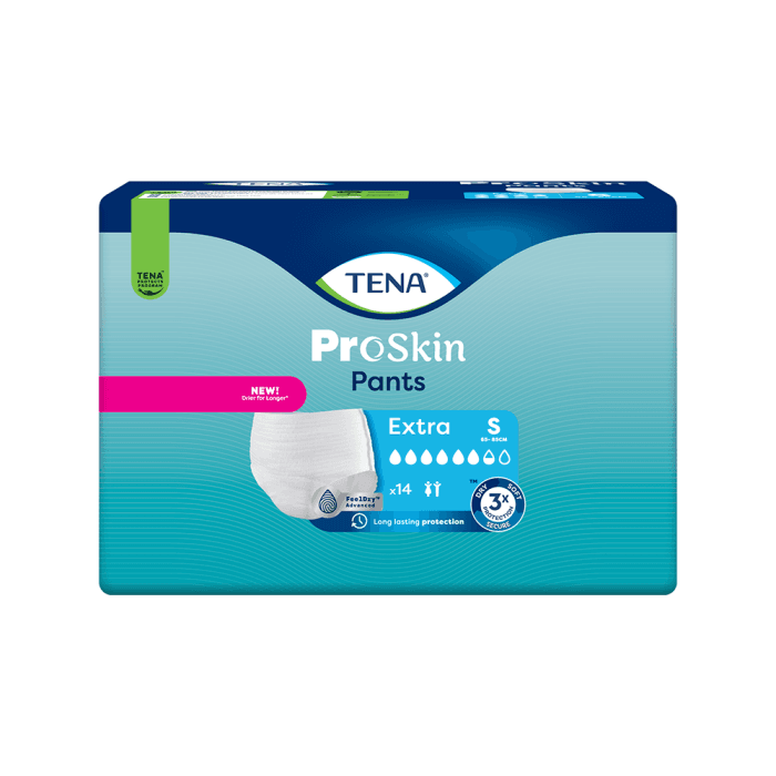 TENA sauskelnės kelnaitės PANTS EXTRA, S dydis, 14 vnt.