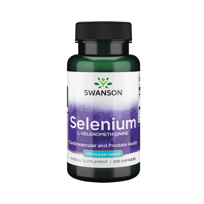 SWANSON SELENAS, 100µg, 200 kapsulių